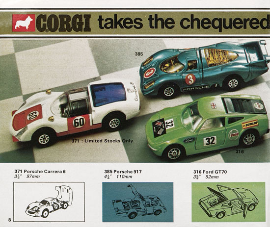 Seite 8 Corgi Toys Katalog 1973