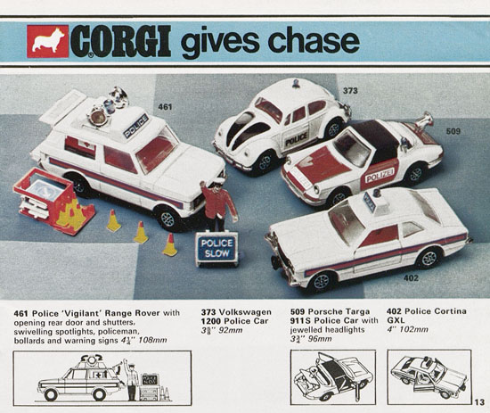 Seite 13 Corgi Toys Katalog 1973