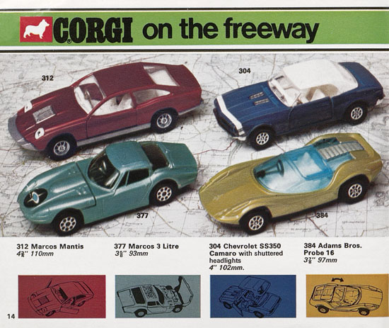 Seite 14 Corgi Toys Katalog 1973