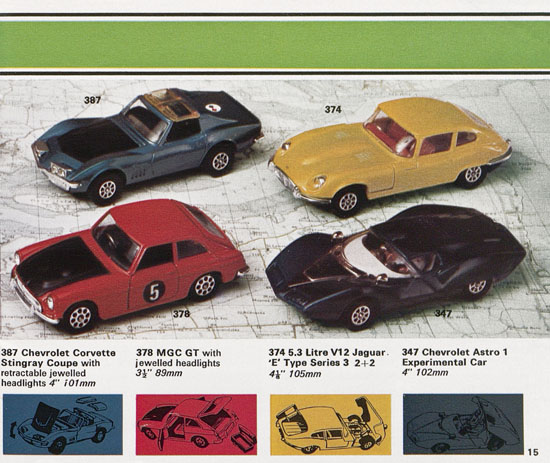Seite 15 Corgi Toys Katalog 1973