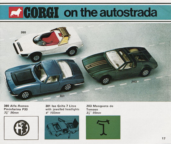 Seite 17 Corgi Toys Katalog 1973