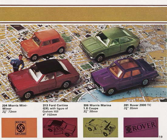 Seite 19 Corgi Toys Katalog 1973
