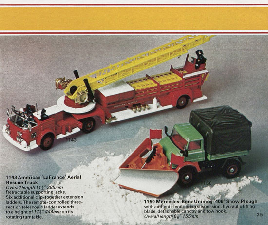 Seite 25 Corgi Toys Katalog 1973