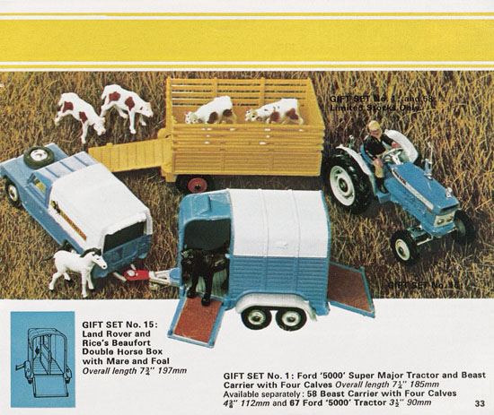 Seite 33 Corgi Toys Katalog 1973