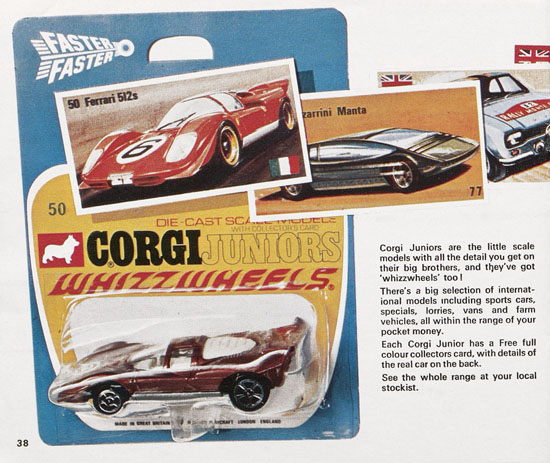 Seite 38 Corgi Toys Katalog 1973
