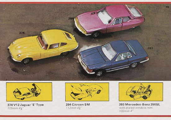 Corgi Toys Katalog 1974