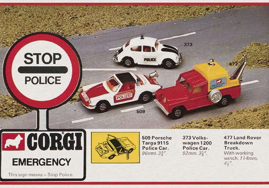 Corgi Toys Katalog 1974