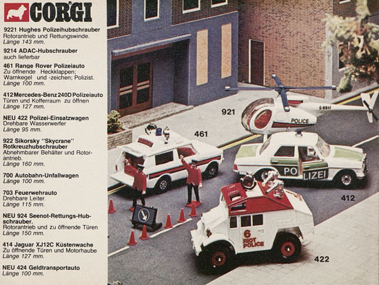 Corgi Toys Katalog 1977