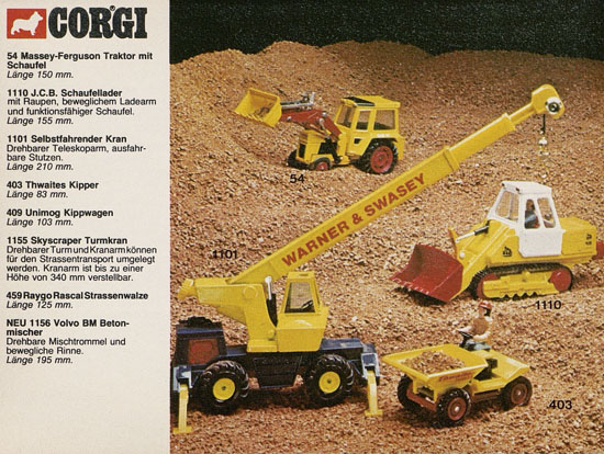 Corgi Toys Katalog 1977