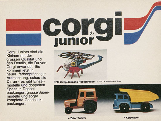 Corgi Toys Katalog 1977