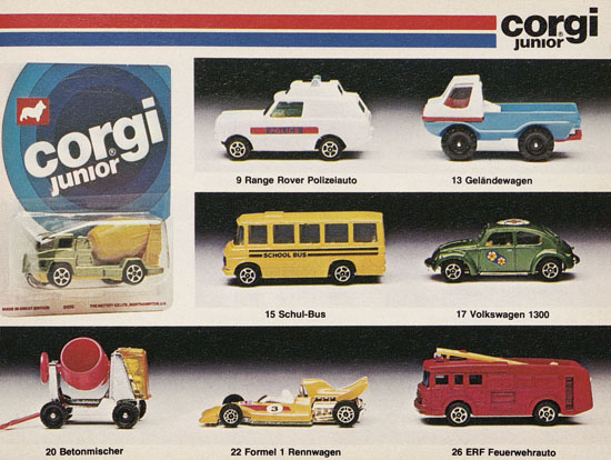 Corgi Toys Katalog 1977