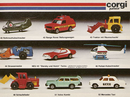 Corgi Toys Katalog 1977