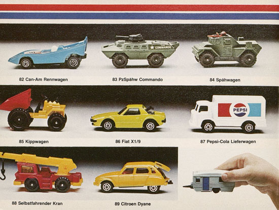 Corgi Toys Katalog 1977