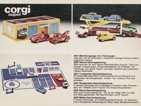 Corgi Toys Katalog 1977