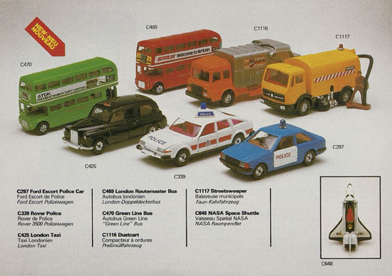 Corgi Toys Katalog 1983