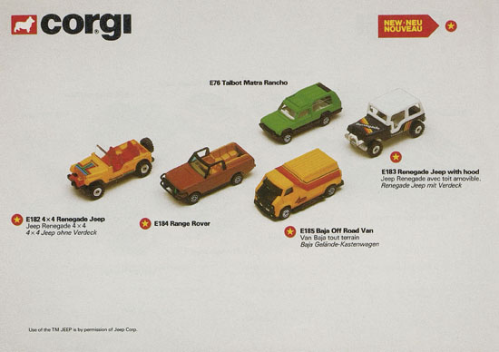 Corgi Toys Katalog 1983