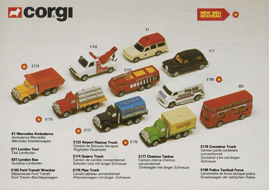 Corgi Toys Katalog 1983