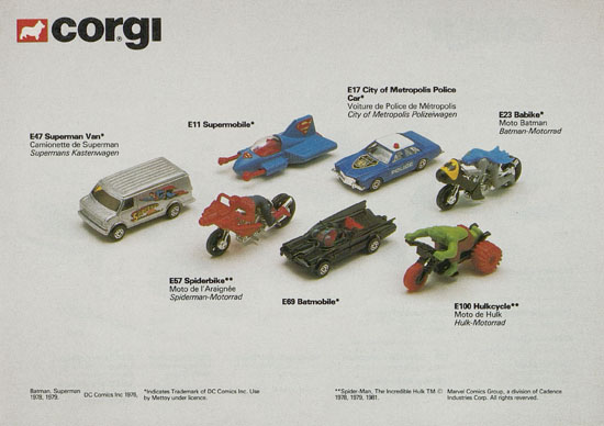 Corgi Toys Katalog 1983