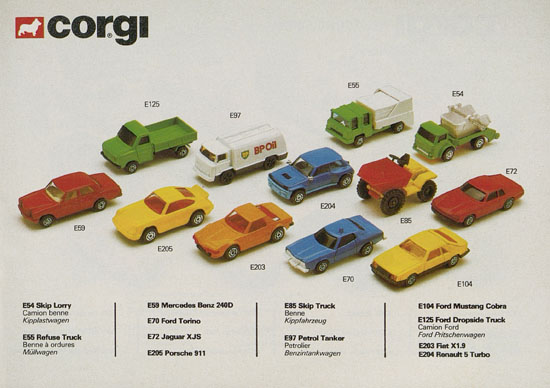 Corgi Toys Katalog 1983