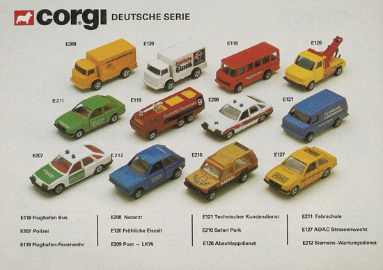 Corgi Toys Katalog 1983