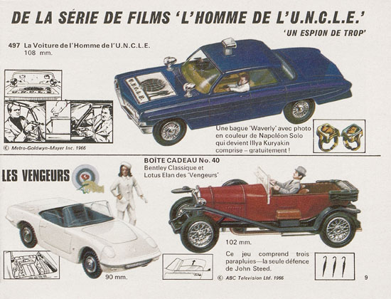 Seite 9 Corgi Toys Katalog 1968