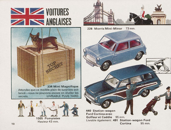 Seite 10 Corgi Toys Katalog 1968
