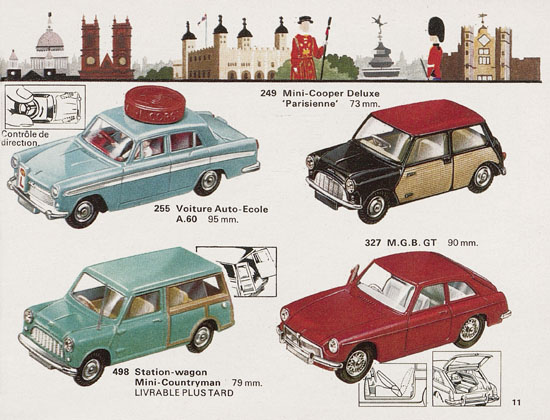 Seite 11 Corgi Toys Katalog 1968