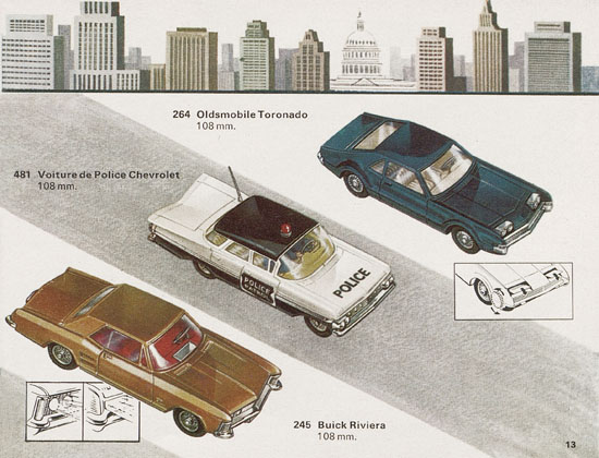 Seite 13 Corgi Toys Katalog 1968