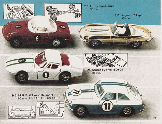 Seite 23 Corgi Toys Katalog 1968