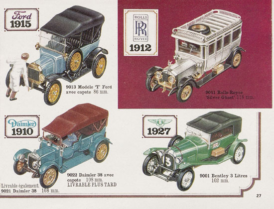 Seite 27 Corgi Toys Katalog 1968