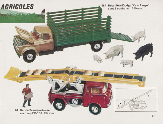 Seite 41 Corgi Toys Katalog 1968
