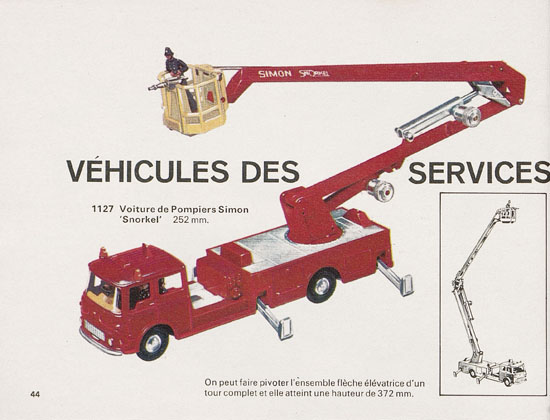 Seite 44 Corgi Toys Katalog 1968
