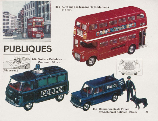 Seite 45 Corgi Toys Katalog 1968