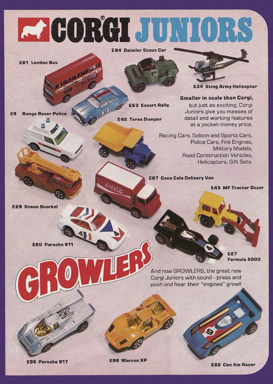 Corgi Toys brochure 1975