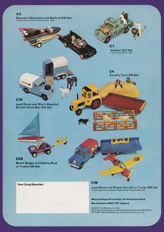 Corgi Toys brochure 1975