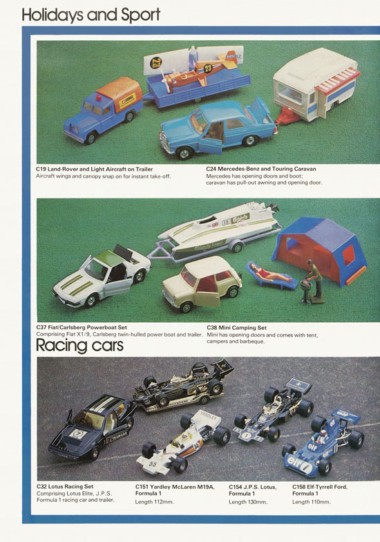 Corgi Toys die-cast models brochure 1977