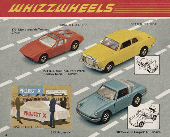 Seite 4 Corgi Toys Katalog 1970