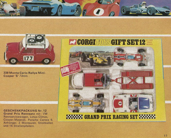 Seite 17 Corgi Toys Katalog 1970