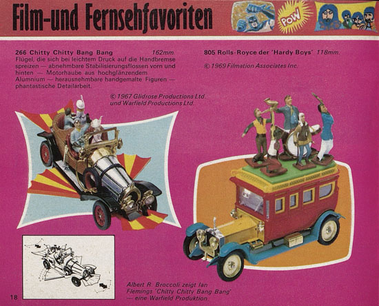 Seite 18 Corgi Toys Katalog 1970