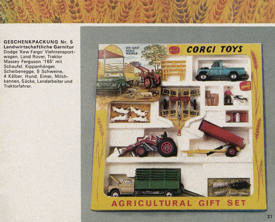 Seite 35 Corgi Toys Katalog 1970