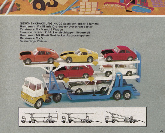 Seite 37 Corgi Toys Katalog 1970