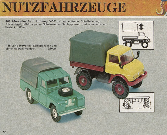Seite 40 Corgi Toys Katalog 1970