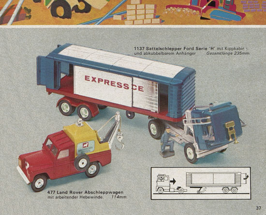 Seite 41 Corgi Toys Katalog 1970