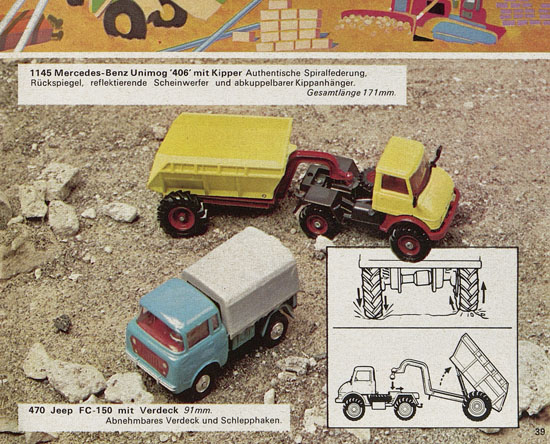 Seite 43 Corgi Toys Katalog 1970