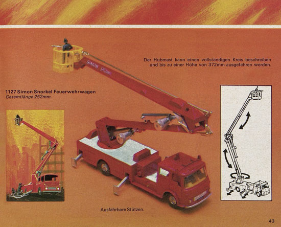 Seite 47 Corgi Toys Katalog 1970