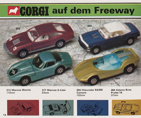 Corgi Toys Katalog Corgi Toys Katalog 1973