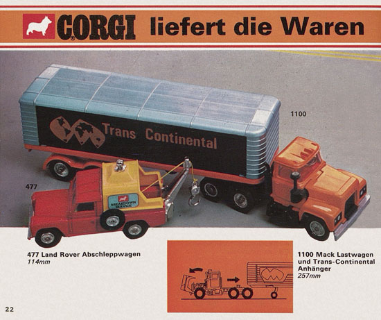 Corgi Toys Katalog Corgi Toys Katalog 1973