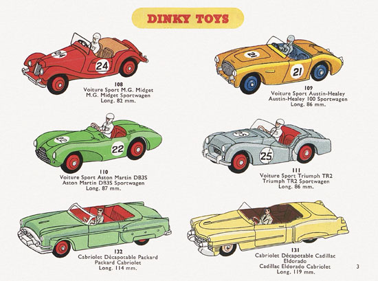 Dinky Toys Katalog 1956, Dinky Supertoys 1956