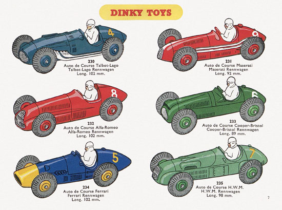 Dinky Toys Katalog 1956, Dinky Supertoys 1956