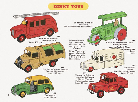 Dinky Toys Katalog 1956, Dinky Supertoys 1956